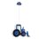 Φωτιστικό Οροφής Παιδικό Τρακτέρ 61580 40×15,5×26,5cm E27 Blue GloboStar