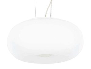 Φωτιστικό Οροφής Ulisse 095226 42×26/235cm 3xE27 60W White Ideal Lux