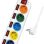 LOGILINK LPS258 SOCKET OUTLET 5-WAY WITH 6 SWITCHES 1.5M MULTICOLOR